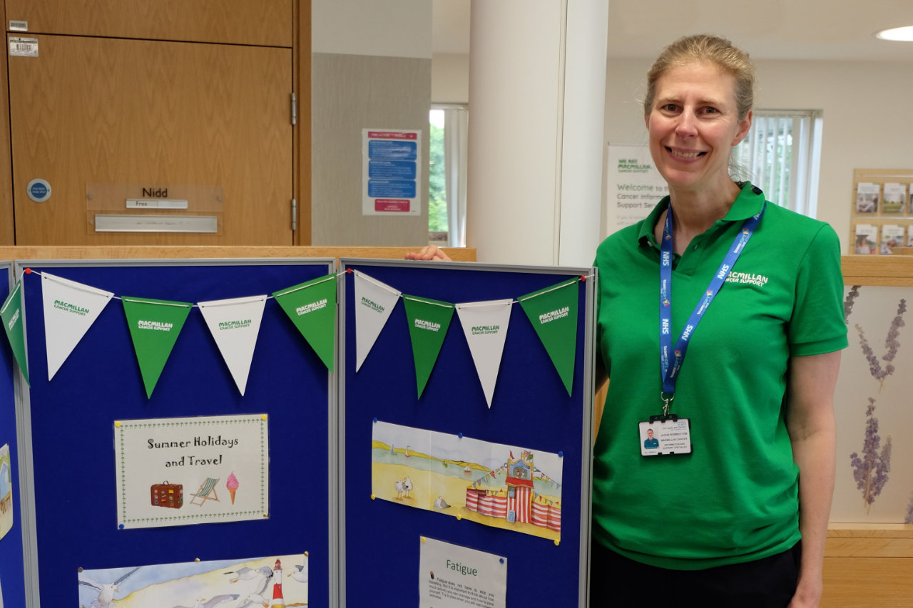 Cancer information and support, Jackie